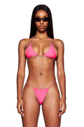 BAMBI BIKINI TOP - HOT PINK