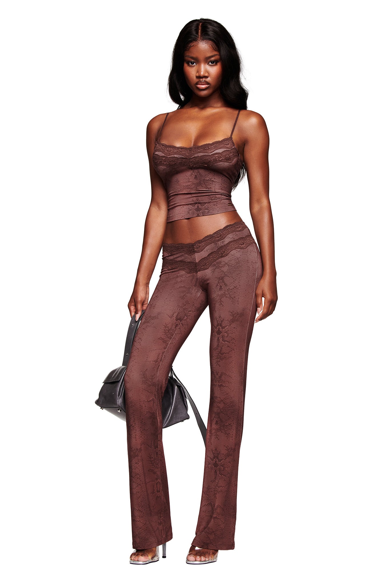BEAU TOP - BROWN