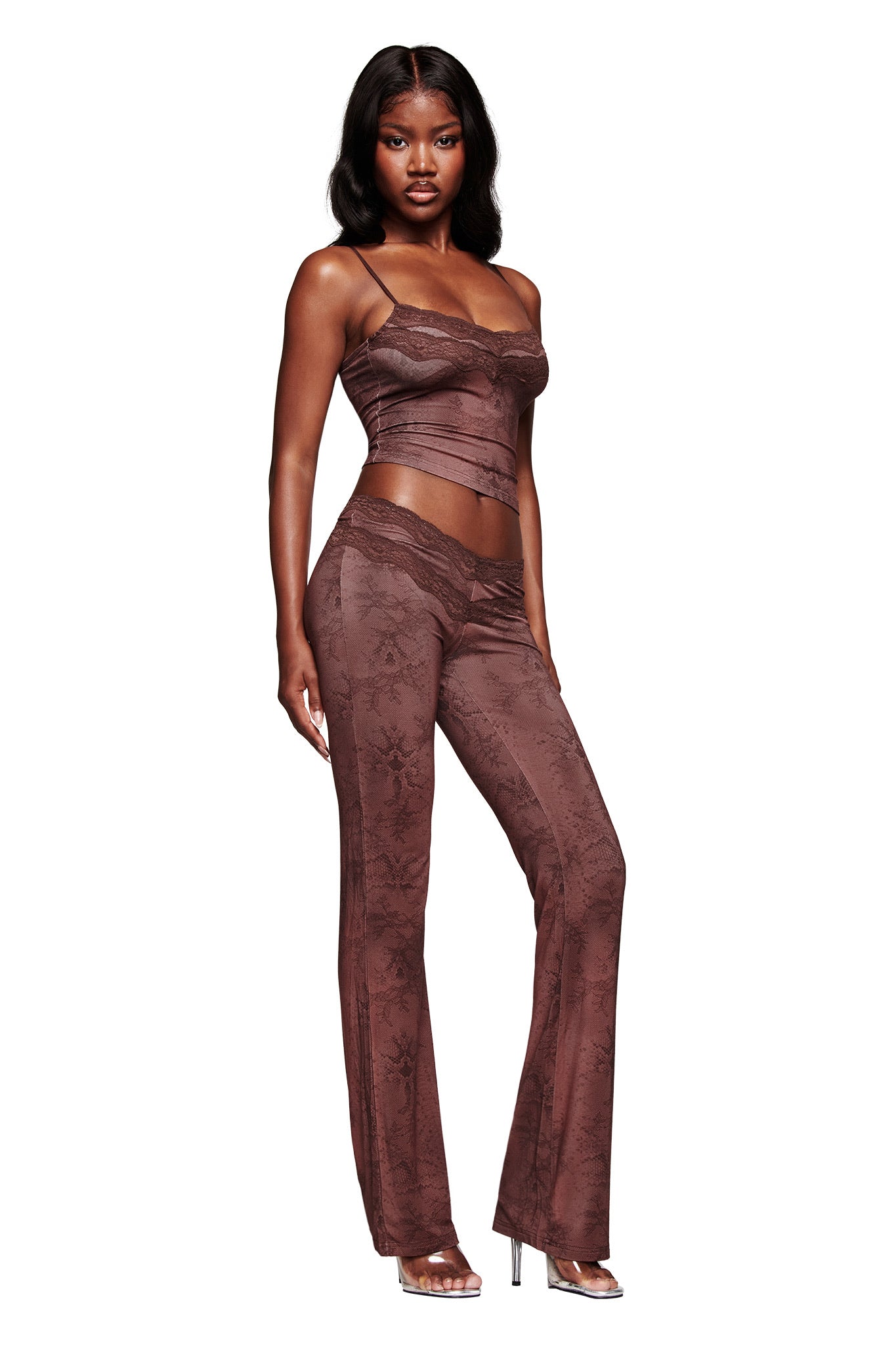 BEAU TOP - BROWN