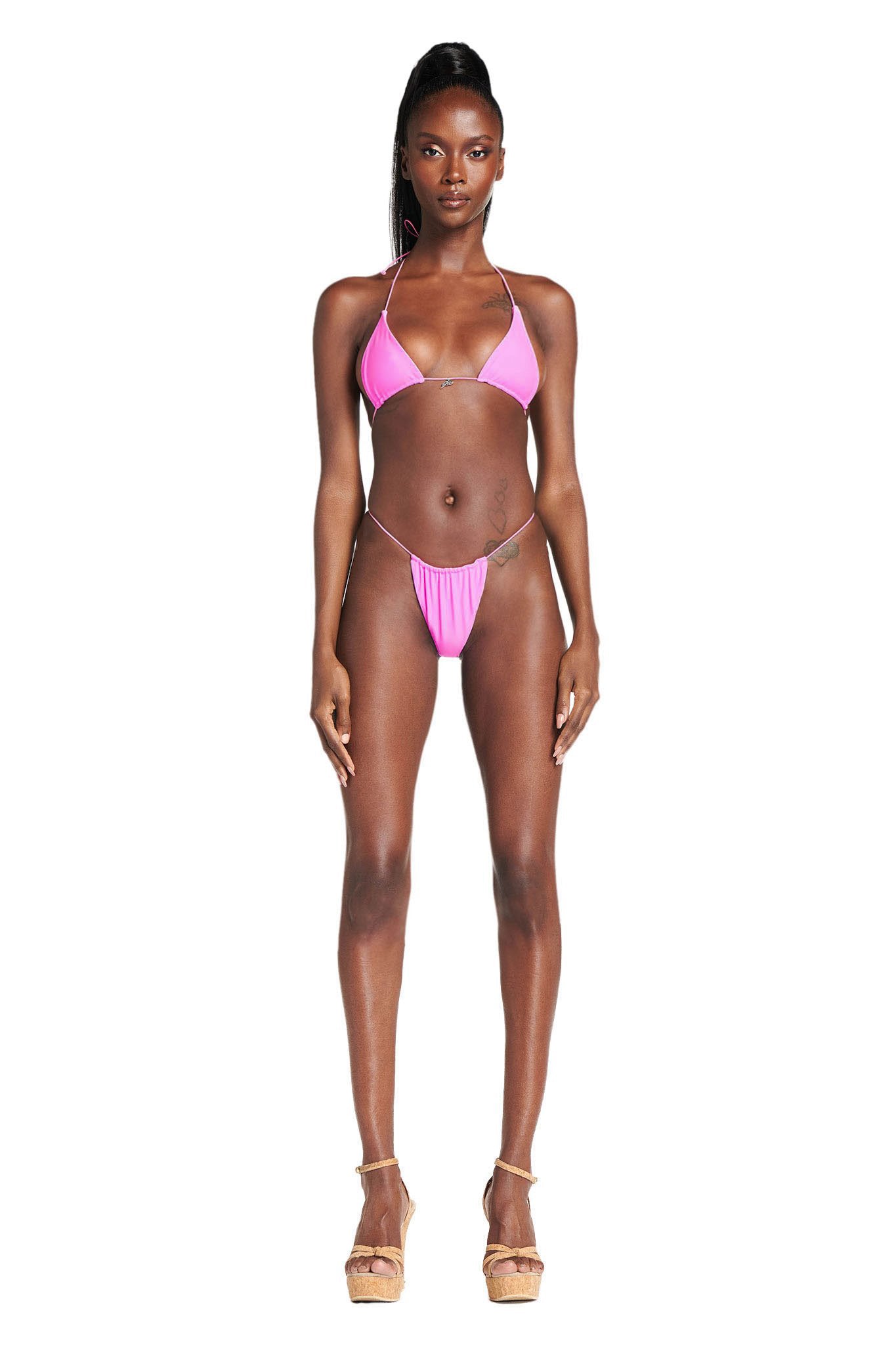 BAMBI BIKINI TOP - PINK